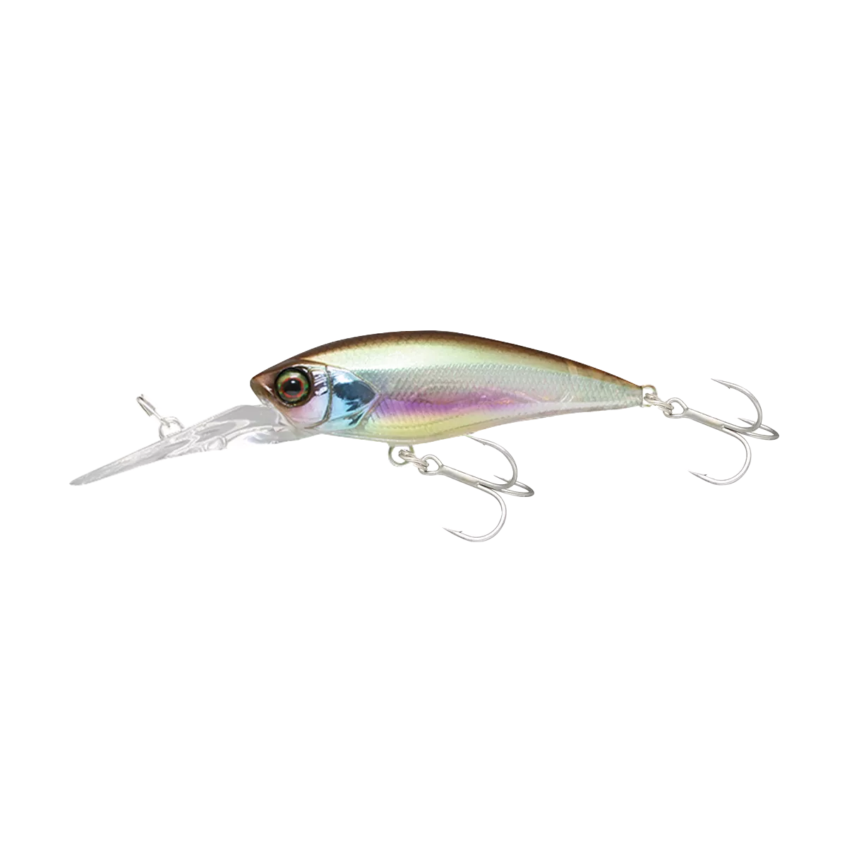 Воблер Jackall D-Bill Shad 55SR F 5.5г Half Mirror Wakasagi