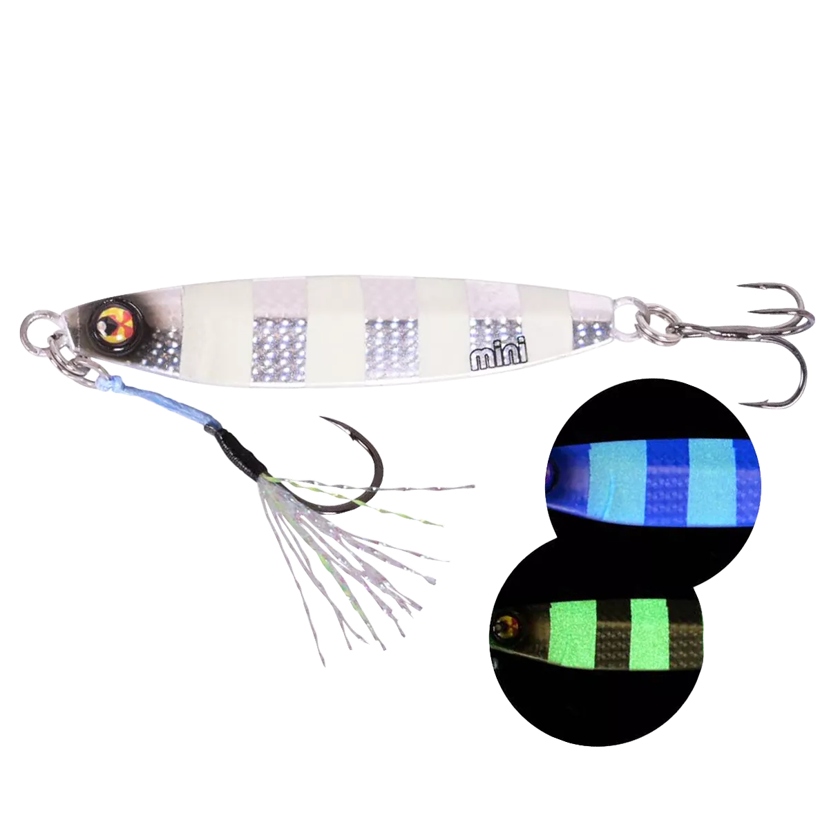 Пількер Xesta After Burner Mini 15г з асистом 117 KZL UV Glow