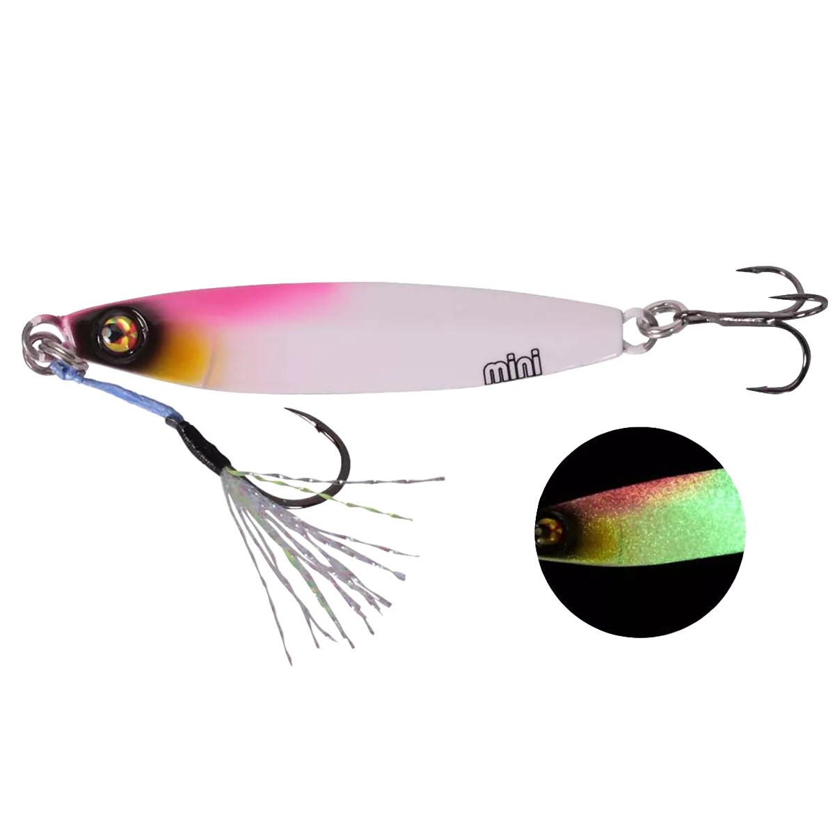 Пількер Xesta After Burner Mini 15г з асистом 242 PHFL Glow