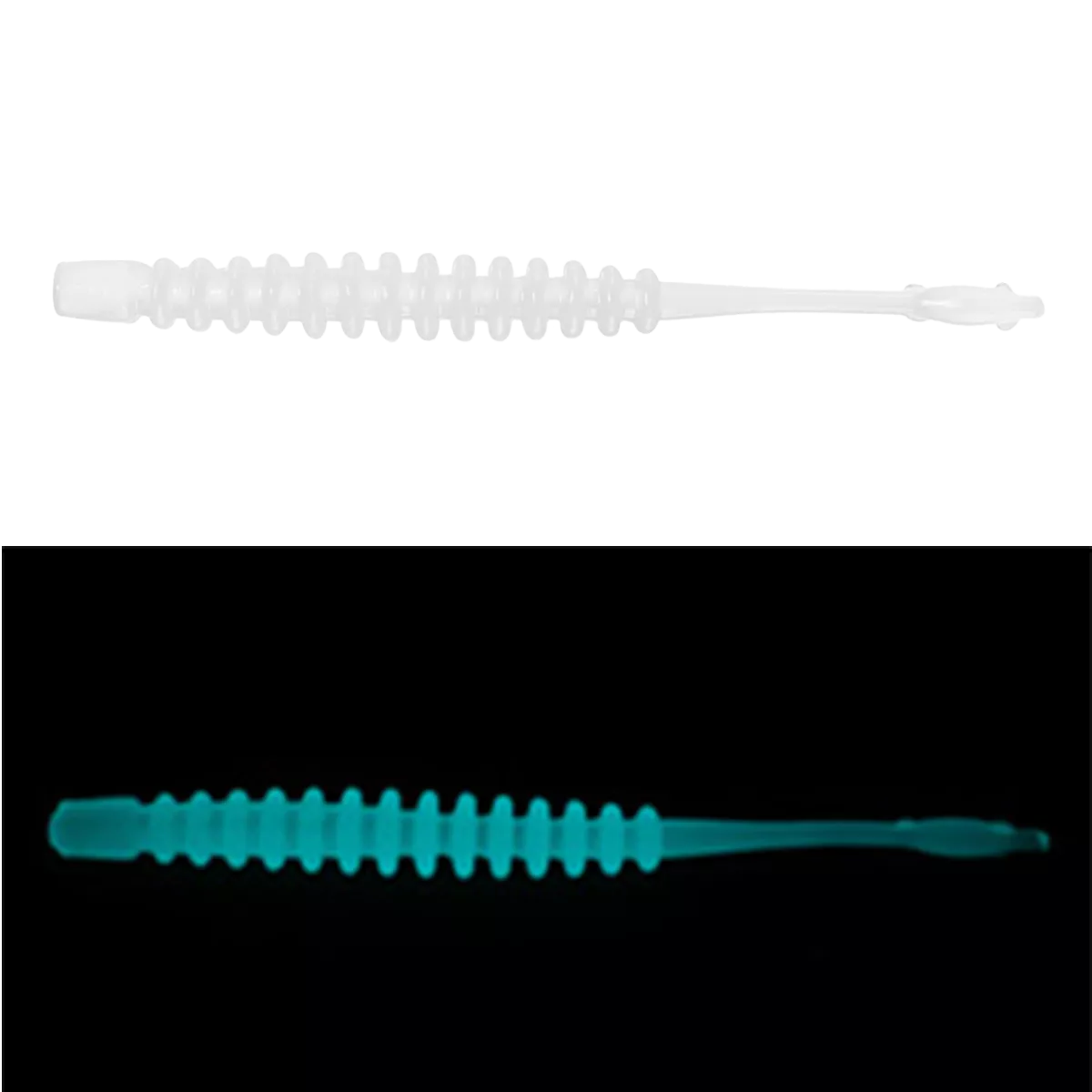 Силікон Daiwa Gekkabijin Ajing Beam II 2" (10шт)Glow White