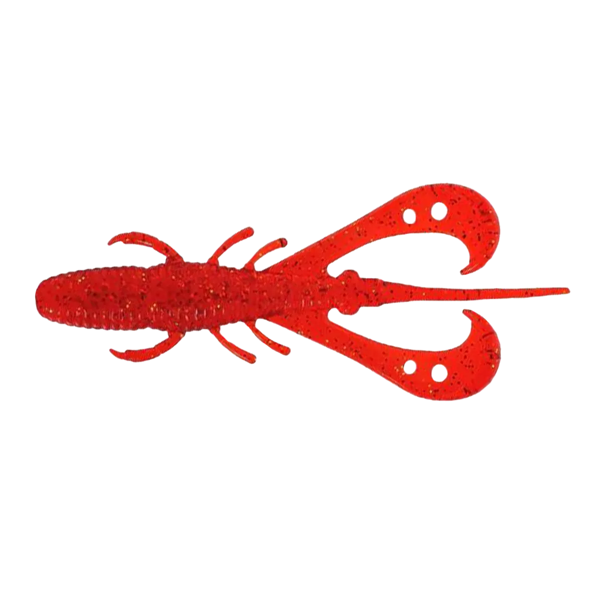 Силікон Dress Mosquito Craw 4" (6шт) Clear Red Gold