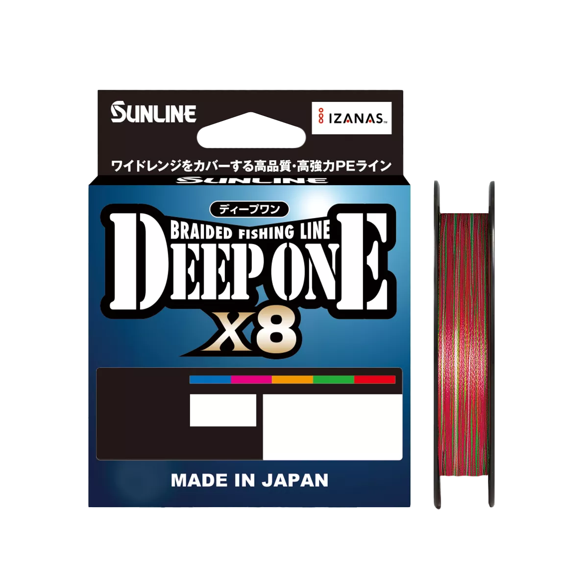 Шнур Sunline Deep One X8 200м #0.4 10lb Multicolor