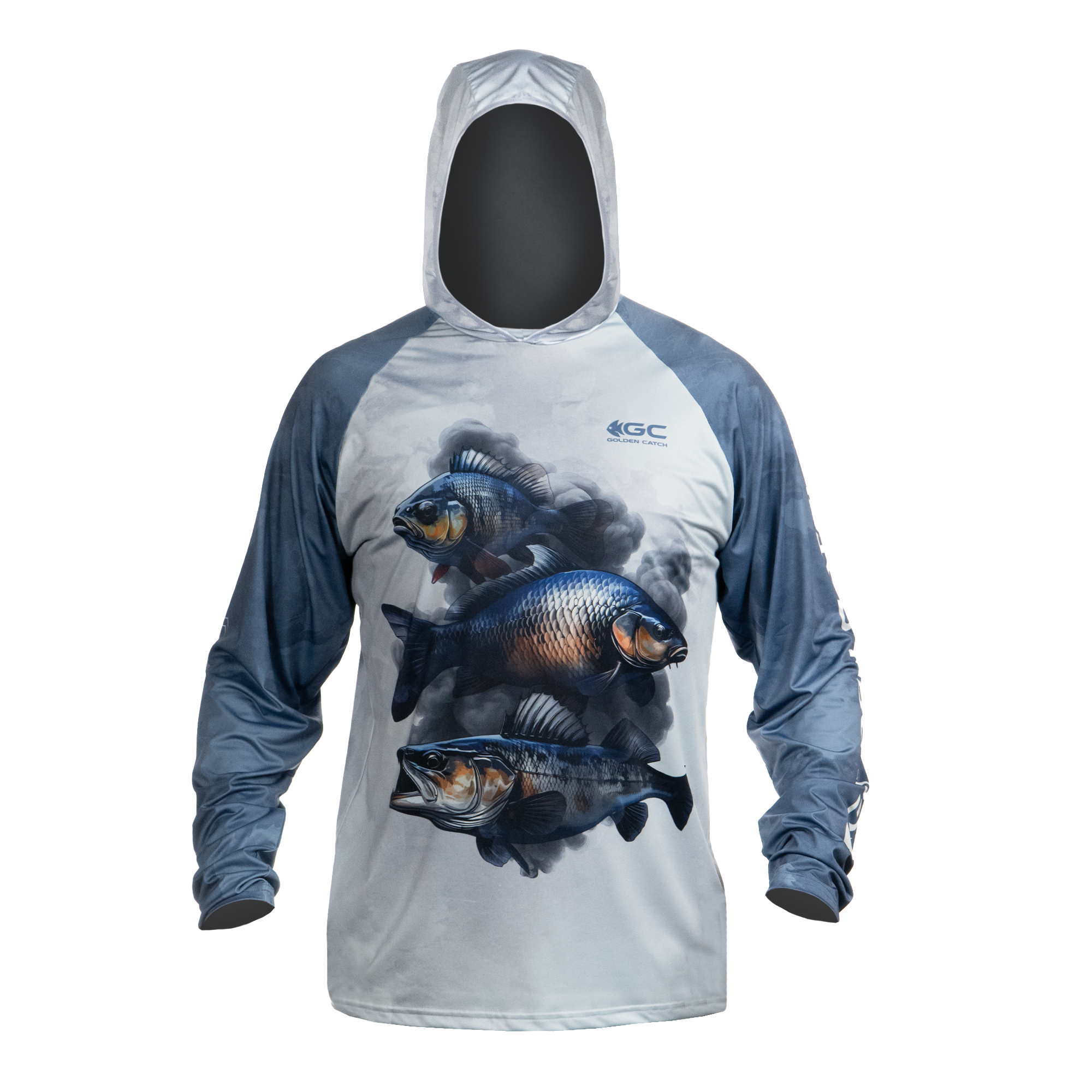Golden Catch Hoodie Deep Water Sun Shirt Grey