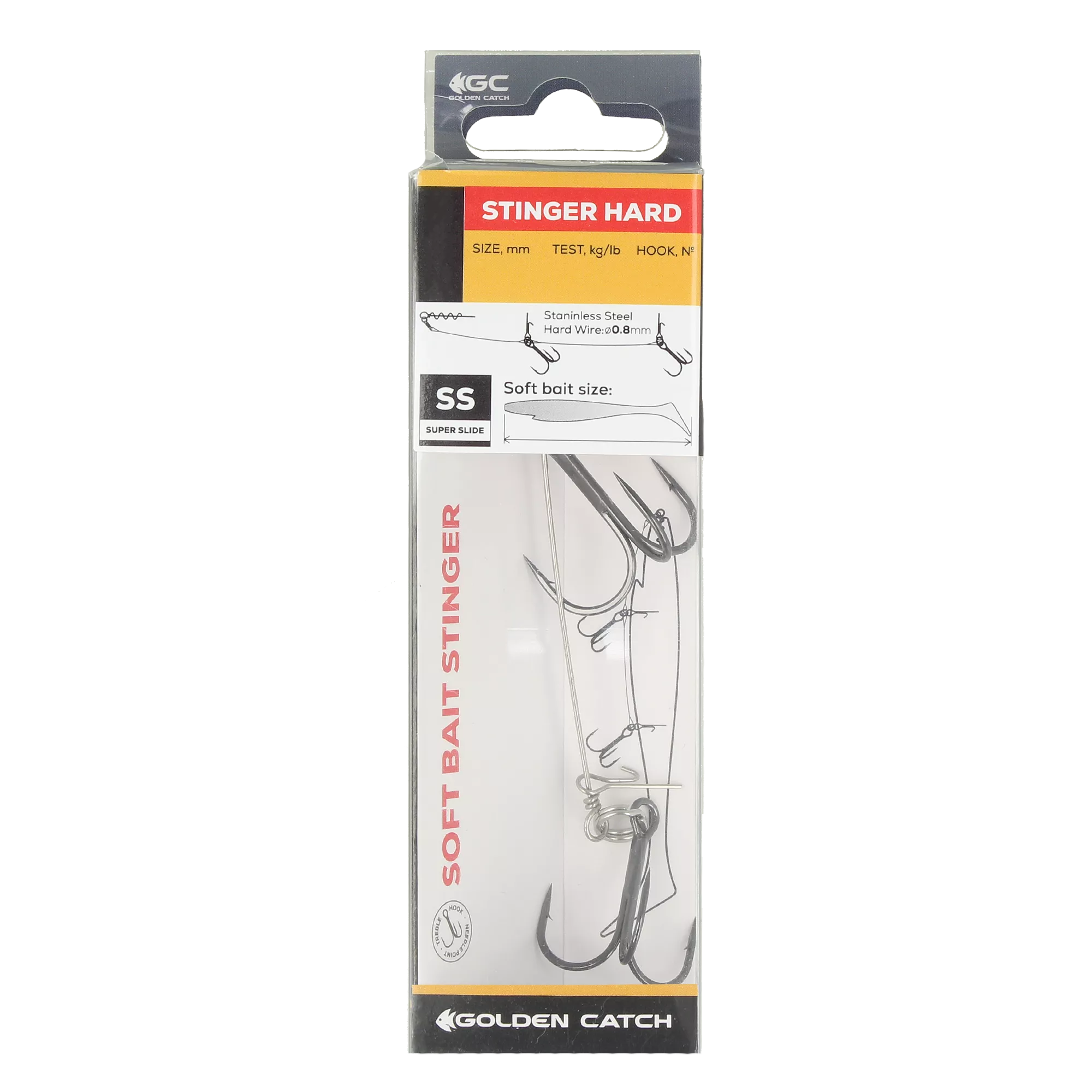 Оснащення для силікону GC Stinger Hard BKK Spear-21 SS - Фото №1