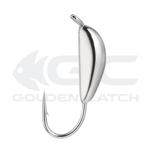 Мормышка вольфрамовая GC N-Ice Банан 2.5мм 0.5г Silver (5шт)