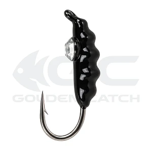 Мормышка вольфрамовая GC N-Ice Опарыш 3.5мм 0.78г Black (5шт)