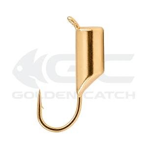 Мормышка вольфрамовая GC N-Ice Цилиндр 2.0мм 0.29г Gold (5шт)