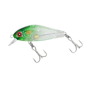 Воблер ZipBaits Rigge 43F 3.4г 247 Clear Green Head/Glitter