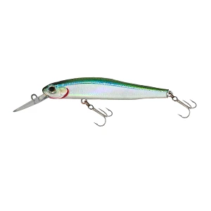 Воблер ZipBaits Rigge Deep 70F 5г 975 Wakasagi Holo/Glowberry
