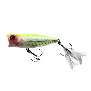 Воблер Jackall SK-Pop Grande Hiramura Custom 65F 9г Chart Back Silhouette Pearl