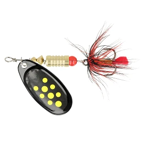 Блесна ZEOX Dominator №3 6г 011 Black/Yellow Dot
