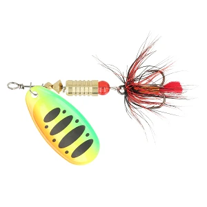 Блесна ZEOX Dominator №3 6г 015 Fluo Tiger/Black Dot