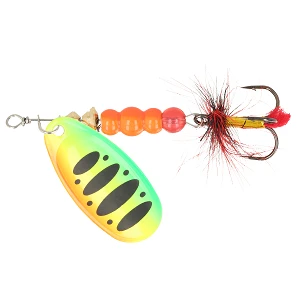 Блешня ZEOX Dominator №4 9г 015 Fluo Tiger/Black Dot
