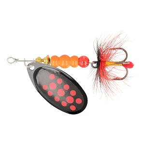 Блесна ZEOX Reactive №4 9г 010 Black/Red Dot