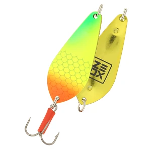 Блесна ZEOX Atom Twin 20г 014 Fluo Tiger/Gold