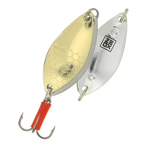 Блешня ZEOX Perch Twin 15г 002 Gold/Silver