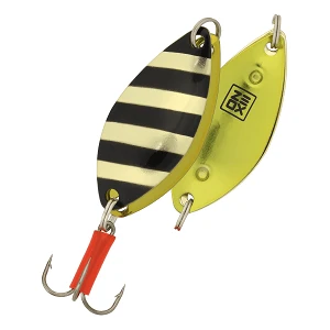Блешня ZEOX Perch Twin 15г 023 Zebra Gold/Gold