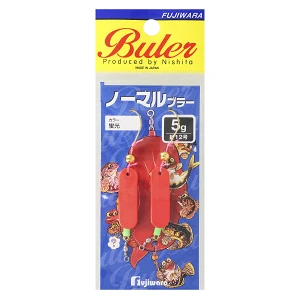 Блесна Fujiwara Normal Buler 5г Fluorescent Red (2шт)