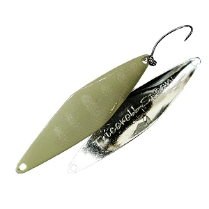 Блешня Jackall Timon Tricoroll Spoon 10г Pearl & Glow