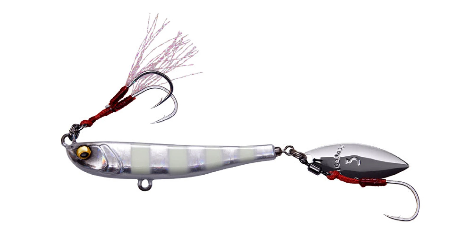 Пількер Megabass Makippa 10г Glow Zebra