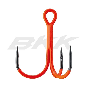 Гачок потрійний BKK Treble Spear-21 UVO Orange №8 (7шт)