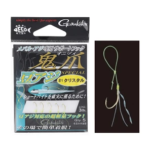 Асист Gamakatsu Support Horse Mackerel Special S (5шт) 01 Crystal