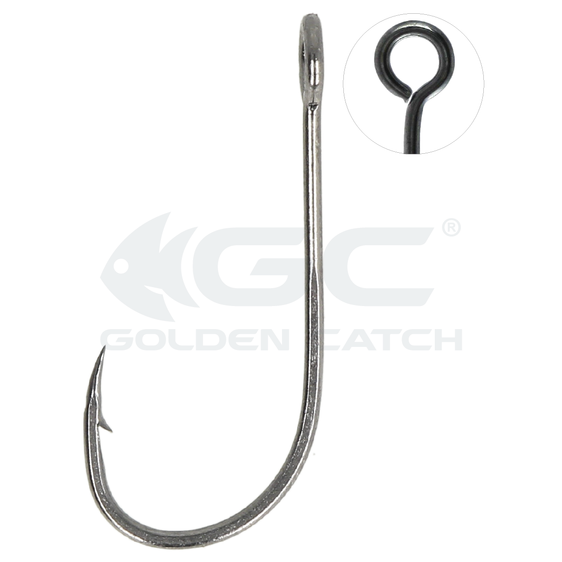 Golden Catch Hook Single Jig 1259BN №8(10pcs)old packaging
