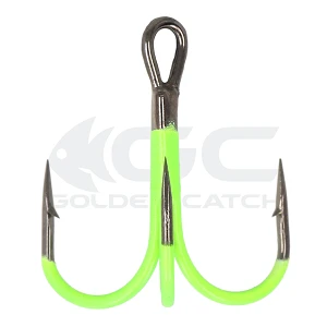 Гачок потрійний GC Treble 3036BN UV Green №4 (20шт) (технічна упаковка)