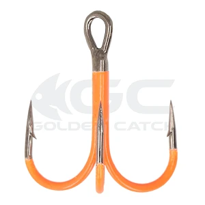 Гачок потрійний GC Treble 3036BN UV Orange №5(20шт) (технічна упаковка)