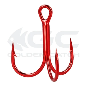 Гачок потрійний GC Armor Needle TS Medium Red №4(6шт)