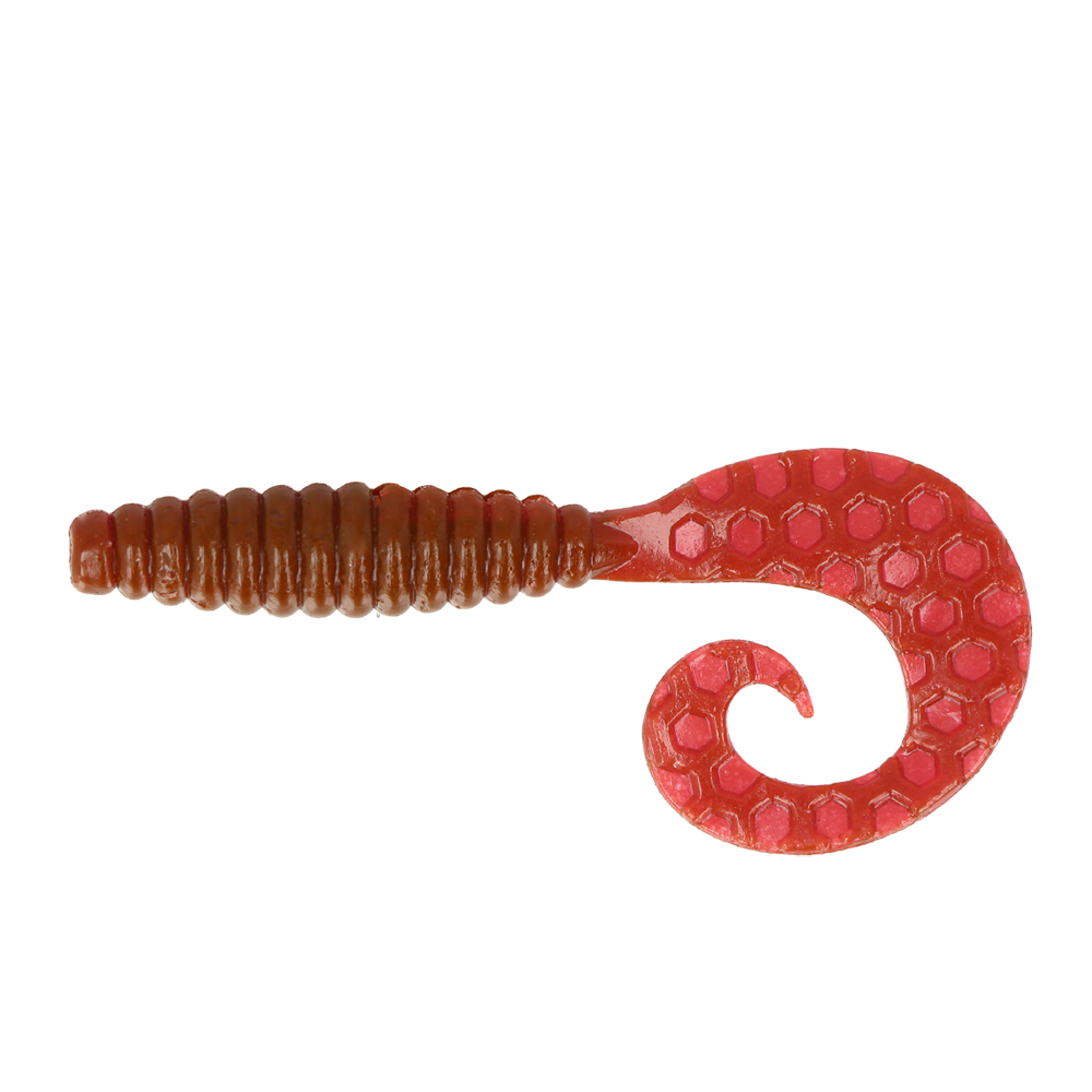 ZEOX Silicone Baits Comma Grub 2.4"(10pcs)002 UV