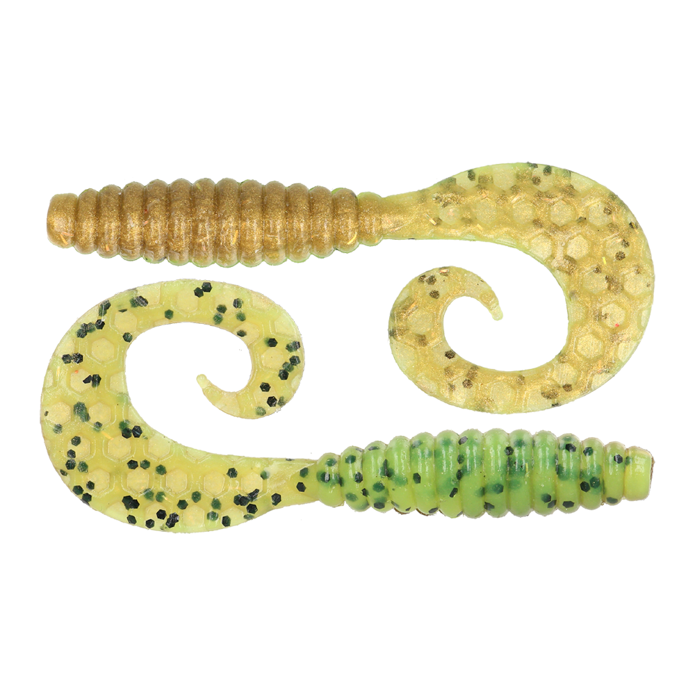 ZEOX Silicone Baits Comma Grub 2.4"(10pcs)201 K