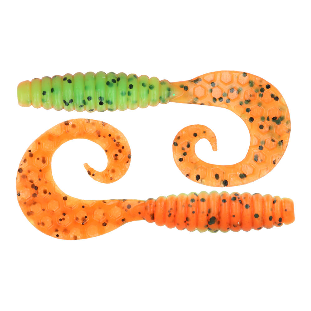 ZEOX Silicone Baits Comma Grub 2.4"(10pcs)202 P
