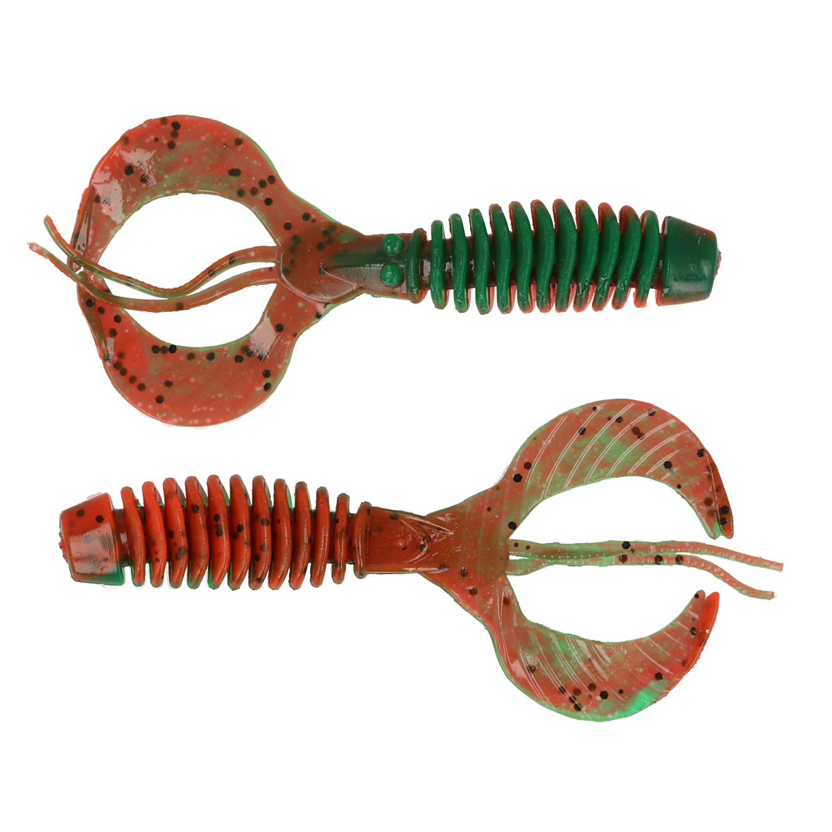 ZEOX Silicone Baits Trigger Craw 2.7"(8pcs)204 GRPP