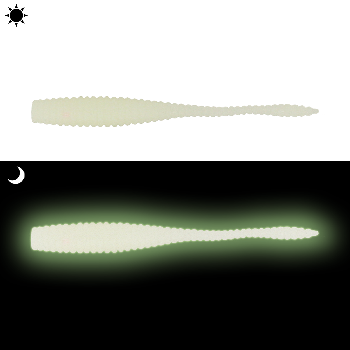 ZEOX Silicone Baits Pixie Tail 1.7"(10pcs)101 G