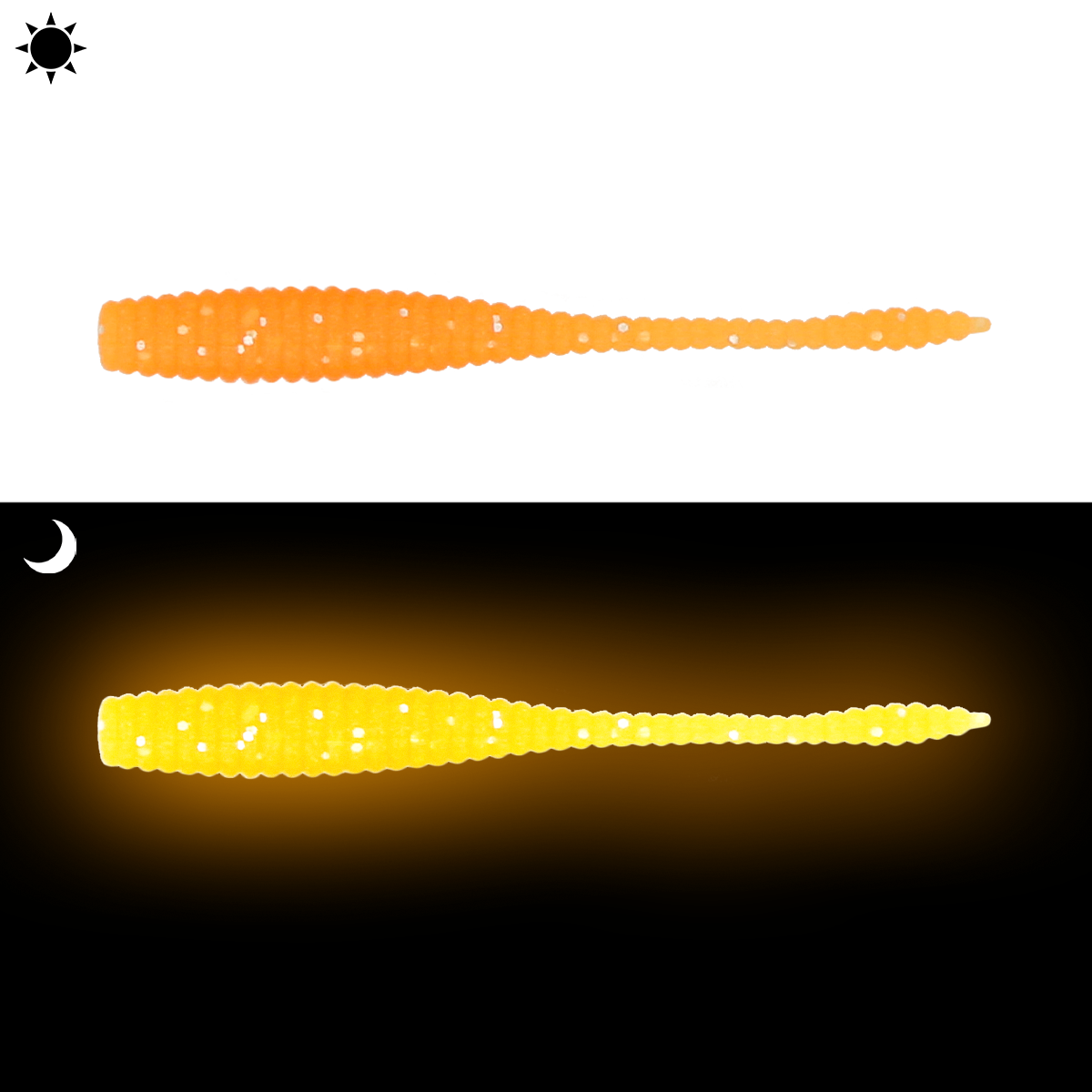 ZEOX Silicone Baits Pixie Tail 1.7"(10pcs)104 GOSF