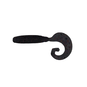 Силикон Reins Fat G-Tail Grub 2" 017 black red