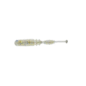 Силикон Owner Micro Worm MW-04 1.3" (8шт) 26 Clear Blue Lame Glow