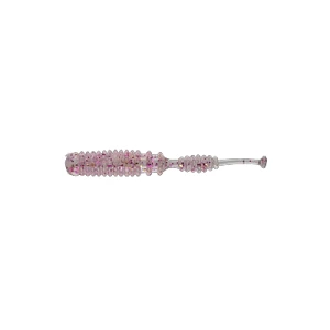 Силикон Owner Micro Worm MW-04 1.3" (8шт) 27 Clear Pink Glitter Glow