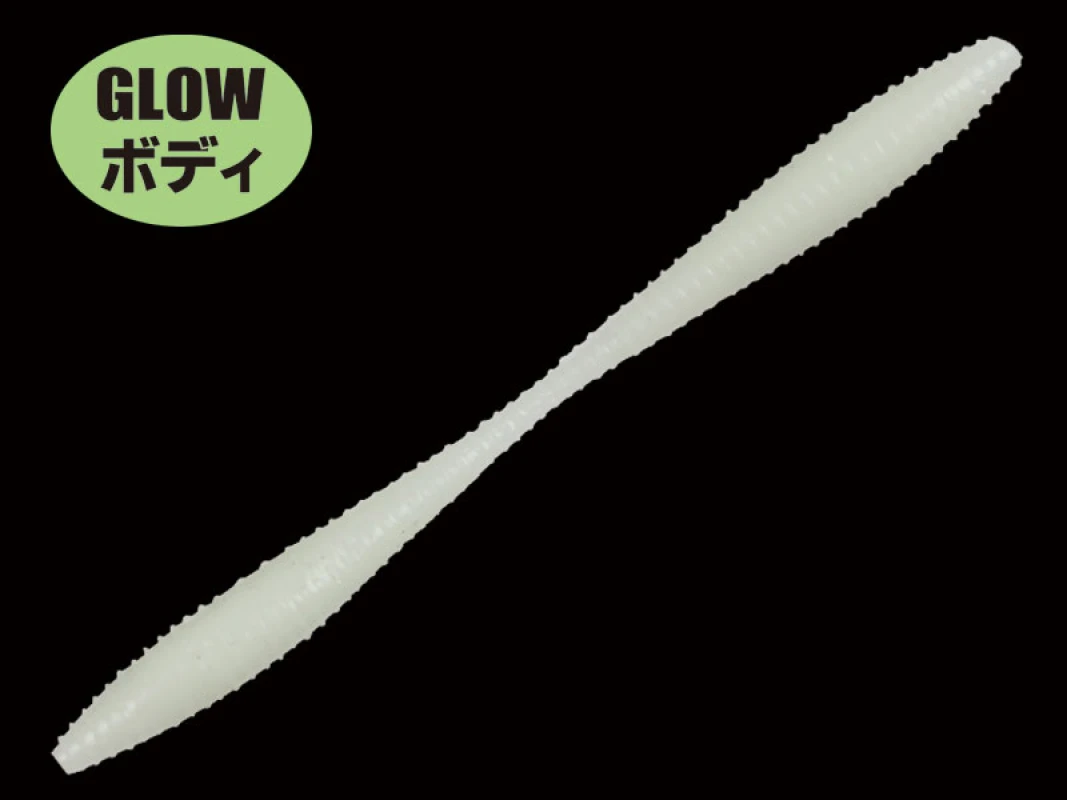 Силікон Gan Craft Aji Bakusui 2.4" (8шт) 01 Glow Shirasu