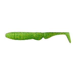 Силикон Jackall Ammonite Shad 3" (8шт) Chart/Lime Chart Flake