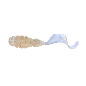 Силикон Jackall Good Meal Grub 1.5" (8шт) Glow Crash Clear Krill