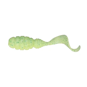 Силикон Jackall Good Meal Grub 1.5" (8шт) Hot Lime Glow Chart