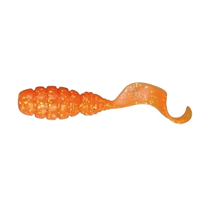 Силикон Jackall Good Meal Grub 1.5" (8шт) Orange Gold Flake