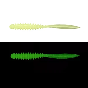 Силикон Jackall Peke Ring 2" (10шт) Glow chart sil.flake