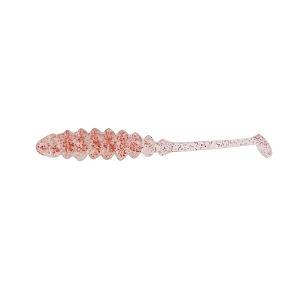 Силикон Jackall Tide Beat 1.5" (10шт) Clear Red Flake