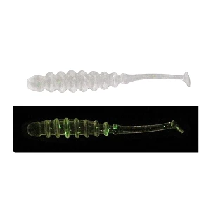 Силикон Jackall Tide Beat 2" (8шт) Clear Glow Crush