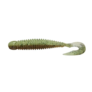 Силикон Jackall Wobb Ring 2.5" (6шт) Green Pumpkin Light Chartreuse
