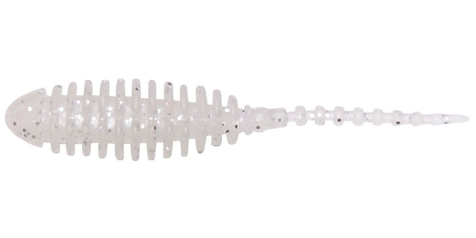 Силікон Megabass Dr.Choro 2" (10шт) Glow White/Silver Flake