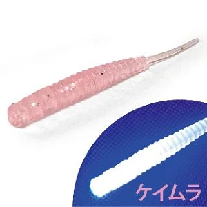 Силікон Viceo Aji Mebaru Worm 1.8" (10шт) KM Pink